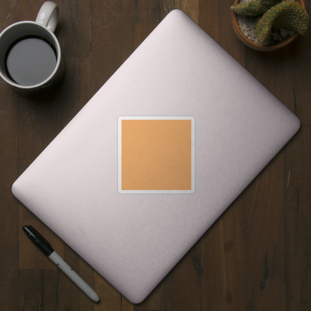 Mellow Apricot Solid Color by AmazingStuff